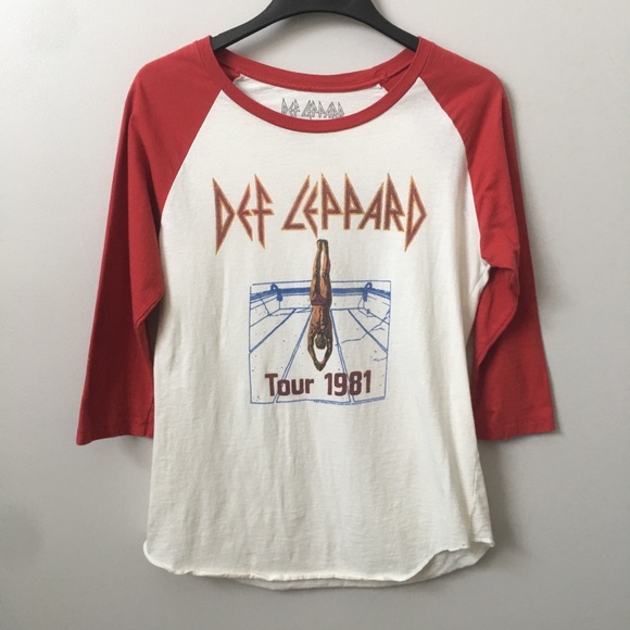 def leppard baseball tee
